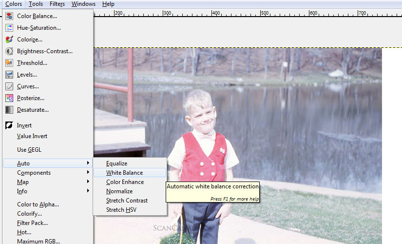 How to Straighten a Photo With GIMP